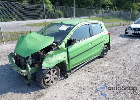 2014 Mitsubishi Mirage Es из США, поврежденный, VIN ML32A4HJ8EH021734